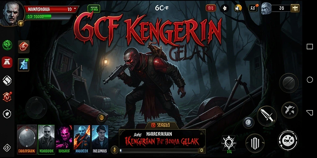 Gameplay menegangkan 6CF dengan suasana Horror yang mencekam.