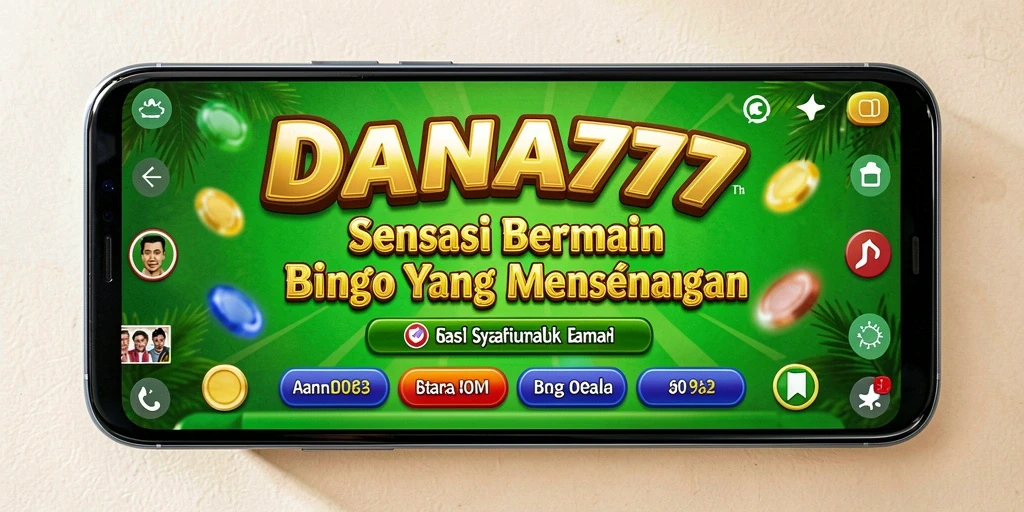 Screenshot DANA777 menampilkan gameplay Bingo yang seru dan menegangkan.