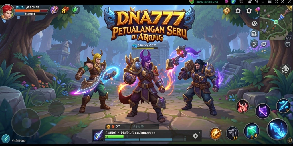 Gameplay seru dan grafis menawan dalam DNA777