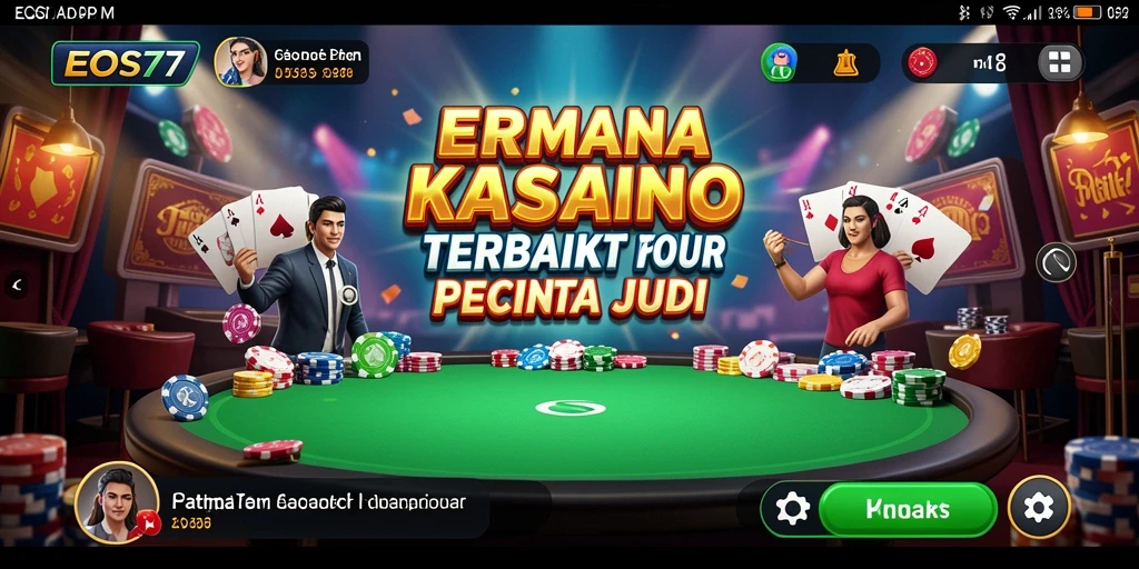 Tampilan gameplay EOS77 yang menakjubkan dan interaktif.