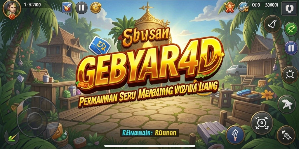 Tampilan gameplay seru dan menantang di GEBYAR4D.