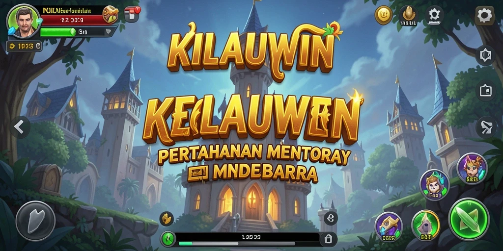 Gameplay KILAUWIN yang intens dalam Tower Defense.