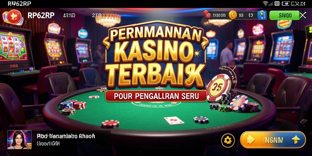Screenshot gameplay RP62RP dengan antarmuka kasino yang menarik.