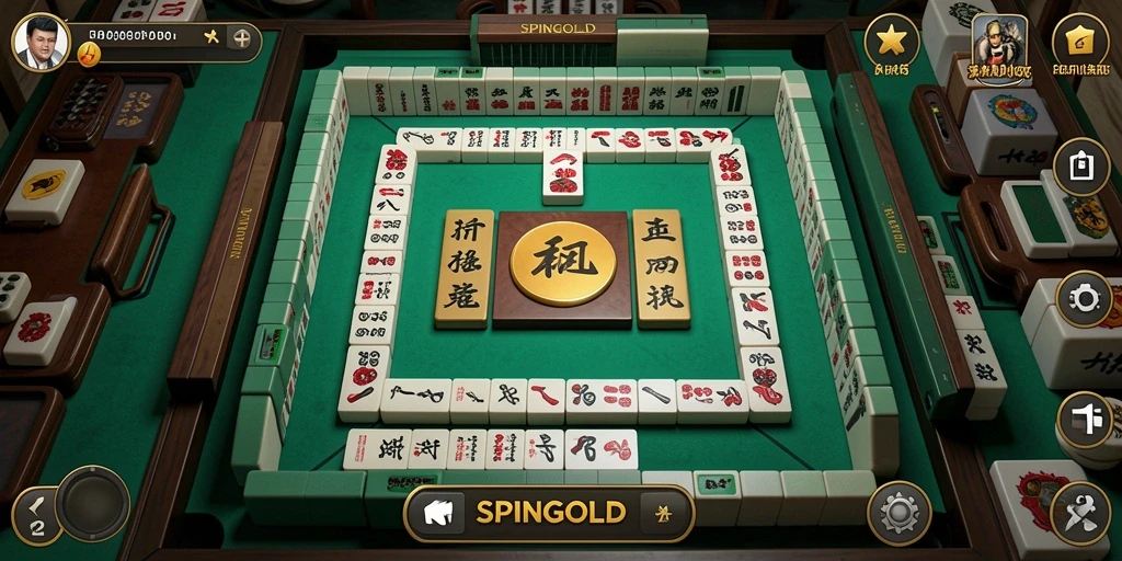 Tampilan gameplay SPINGOLD yang menarik dan interaktif.