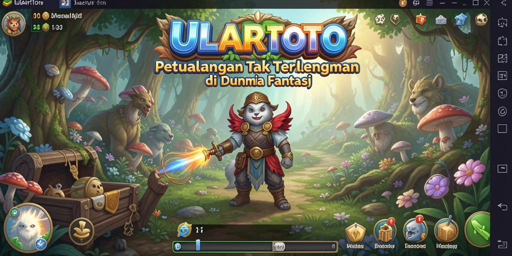 Tangkapan layar menunjukkan gameplay seru ULARTOTO yang memukau.
